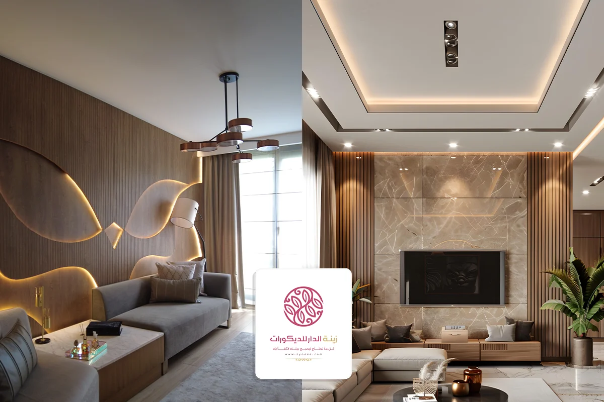 تصميم ديكورات صالة الدوحة ، تفيذ ديكور مداخل في قطر